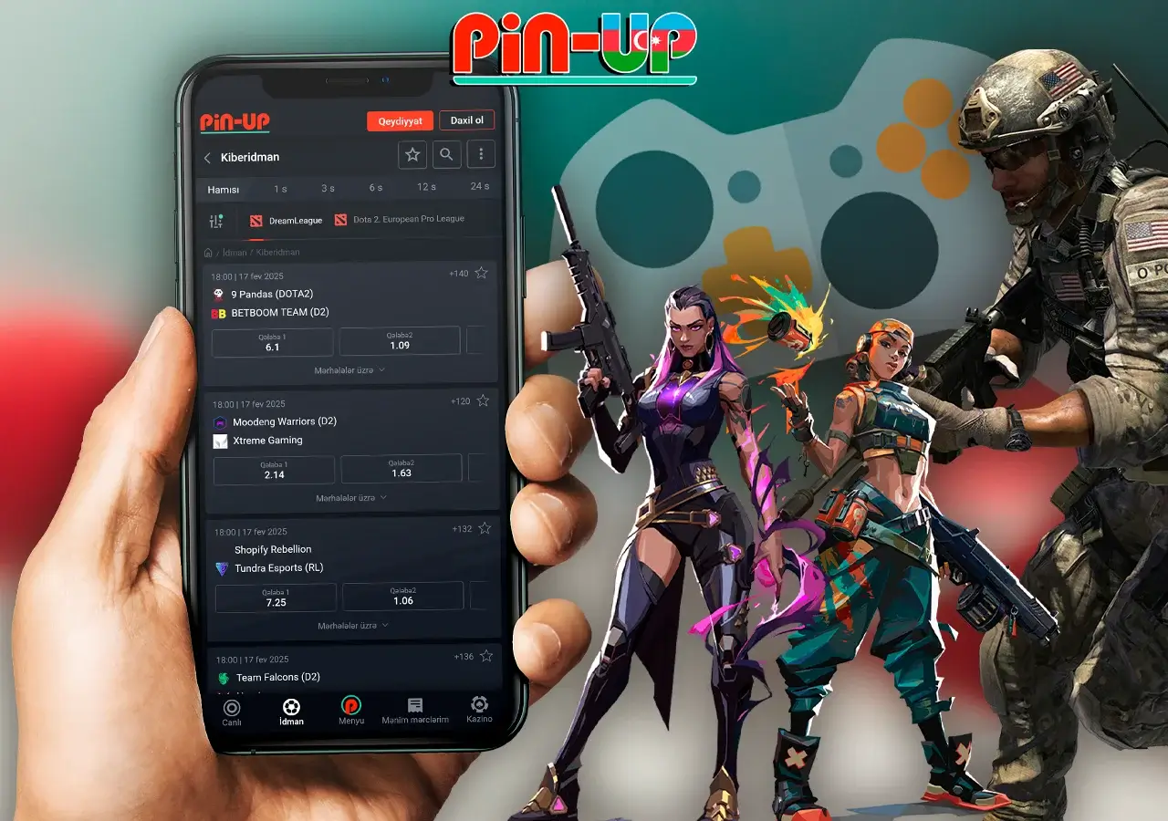 eSports həvəskarları üçün Pin-Up platformasında xüsusi mərc seçimləri