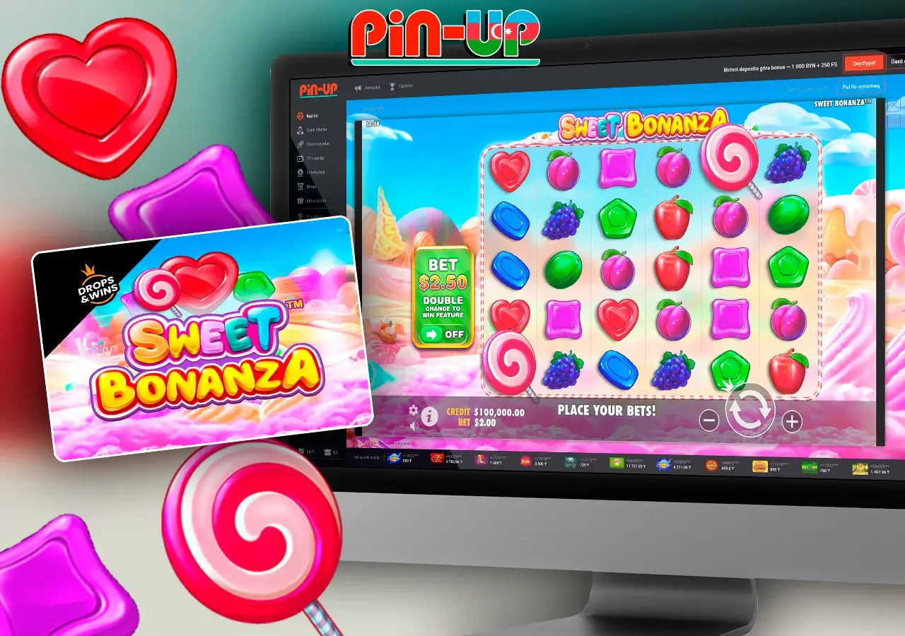 Unikal oyun imkanları və Pin-Up-da Bonanza slotunda cekpot qazanmaq şansı